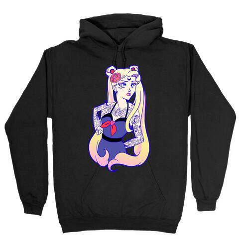 Punk Sailor Moon Hooded Sweatshirt