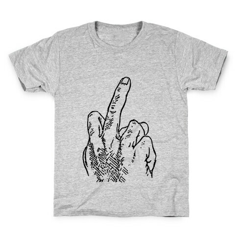 Middle Fingers Up Kids T-Shirt