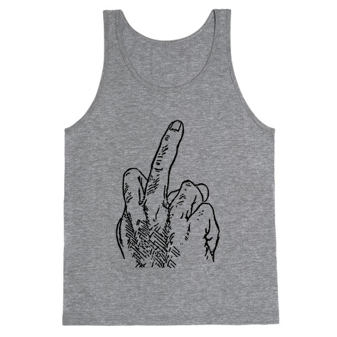 Middle Fingers Up Tank Top