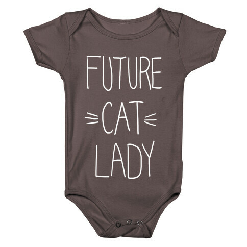 Future Cat Lady Baby One-Piece