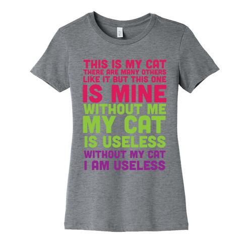 This is my Cat Womens T-Shirt