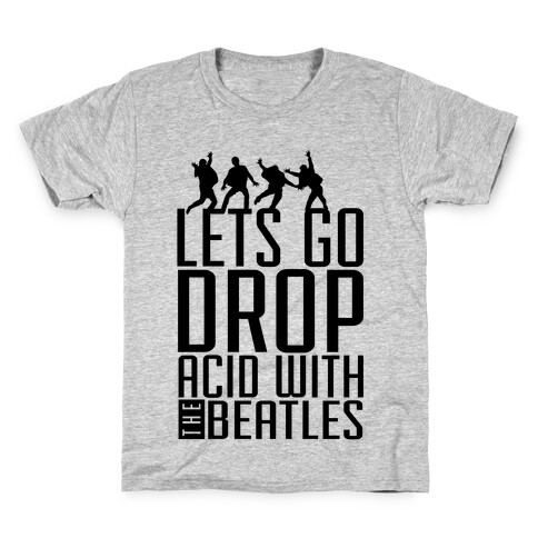 Trippy Cartoon Beatles Kids T-Shirt