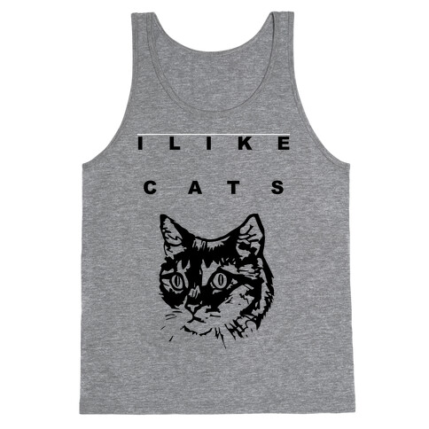 I Like Cats Tank Top