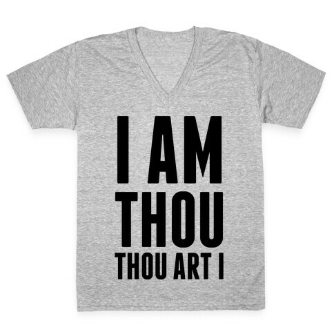 I Am Thou V-Neck Tee Shirt