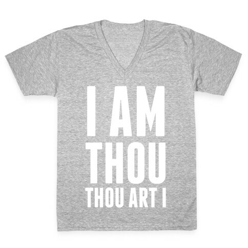 I Am Thou V-Neck Tee Shirt