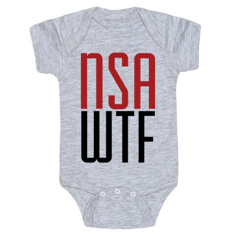 NSA WTF Baby One-Piece
