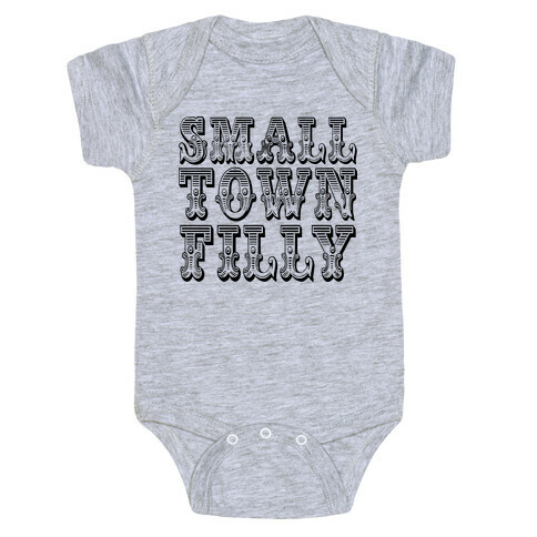 Small Town Filly Baby One-Piece