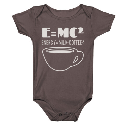 E=Mc Coffee Baby One-Piece