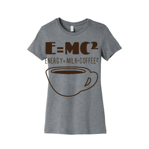 E=Mc Coffee Womens T-Shirt