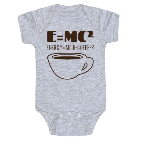 E=Mc Coffee Baby One-Piece
