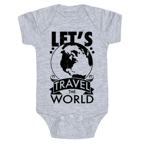 Let's Travel the World Baby One-Piece