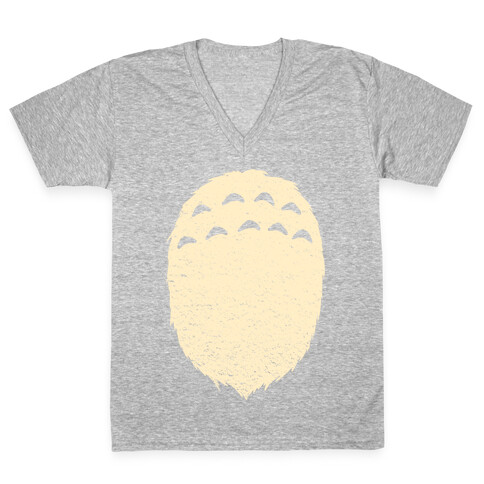 A Fuzzy Friend V-Neck Tee Shirt