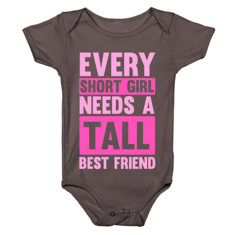 Short Girl BFF Baby One-Piece