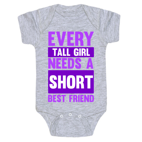 Tall Girl BFF Baby One-Piece