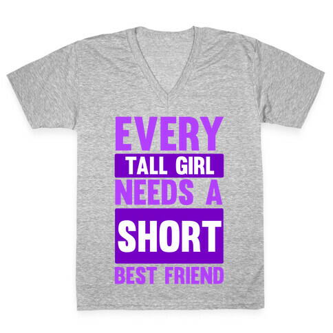 Tall Girl BFF V-Neck Tee Shirt