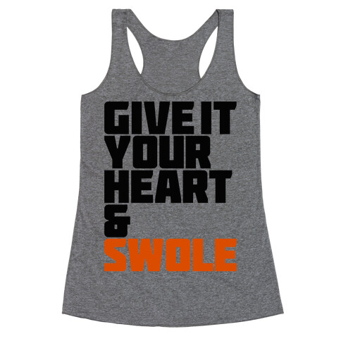 Heart and Swole Racerback Tank Top