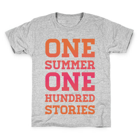 One Summer One Hundred Stories Kids T-Shirt