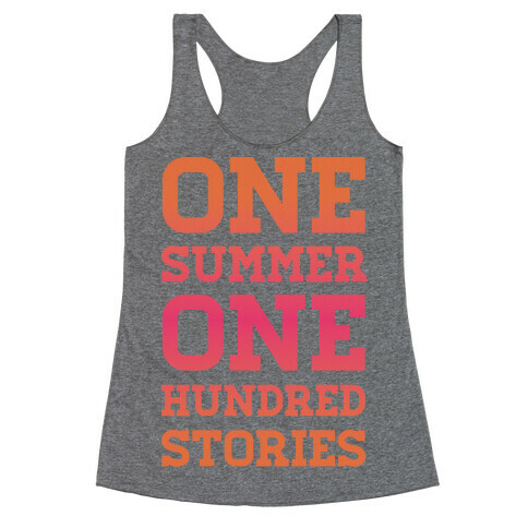 One Summer One Hundred Stories Racerback Tank Top