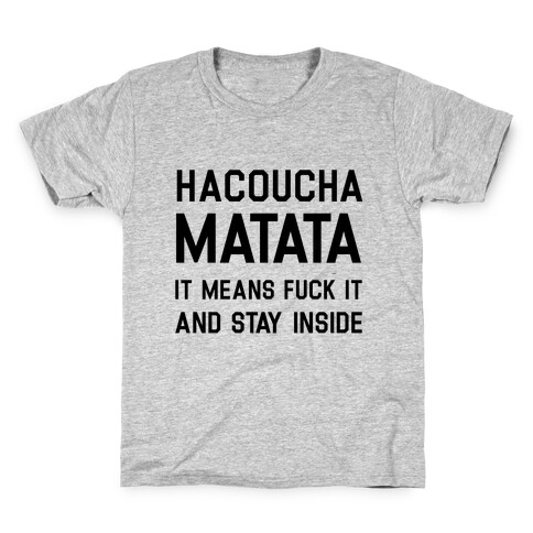Hacoucha Matata Kids T-Shirt