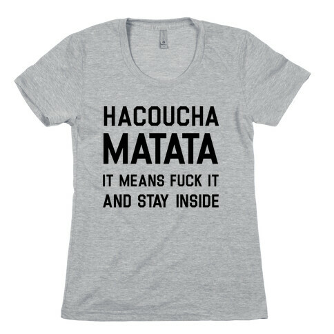 Hacoucha Matata Womens T-Shirt
