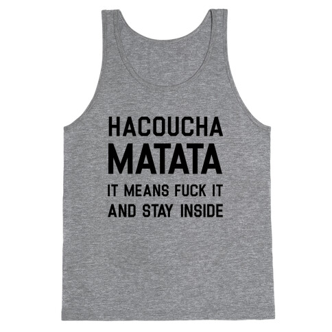 Hacoucha Matata Tank Top