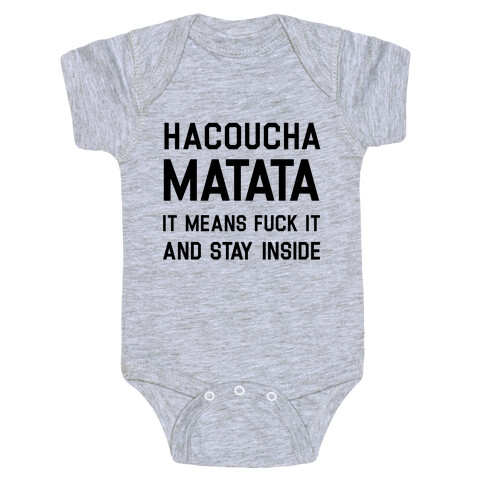 Hacoucha Matata Baby One-Piece