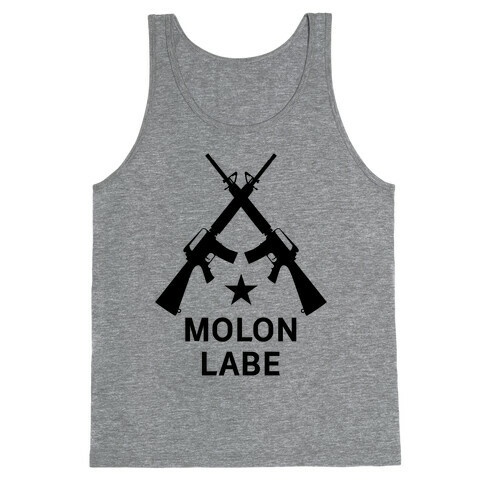 Molon Labe Tank Top