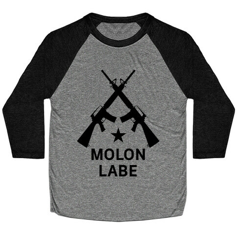 Molon Labe Baseball Tee