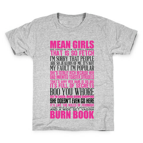 Mean Girls Quotes Kids T-Shirt