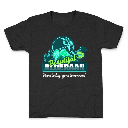 Beautiful Alderaan Vacation Kids T-Shirt