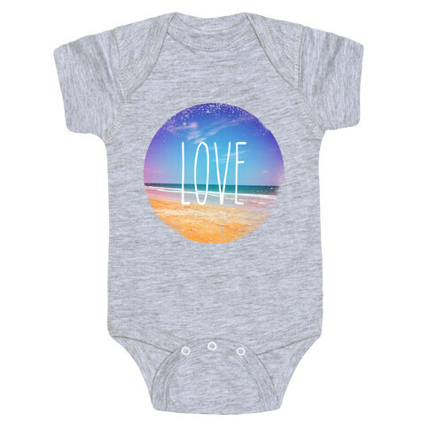 Love (The Beach) Baby One-Piece