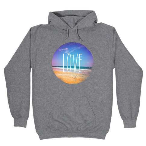 Love (The Beach) Hooded Sweatshirt