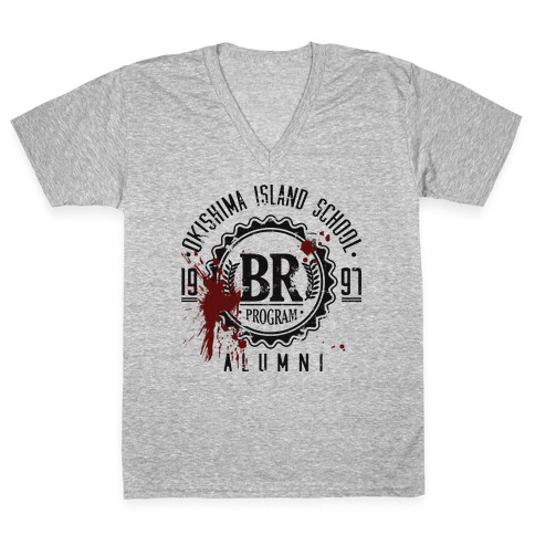 Okishima Island School Alumni V-Neck Tee Shirt