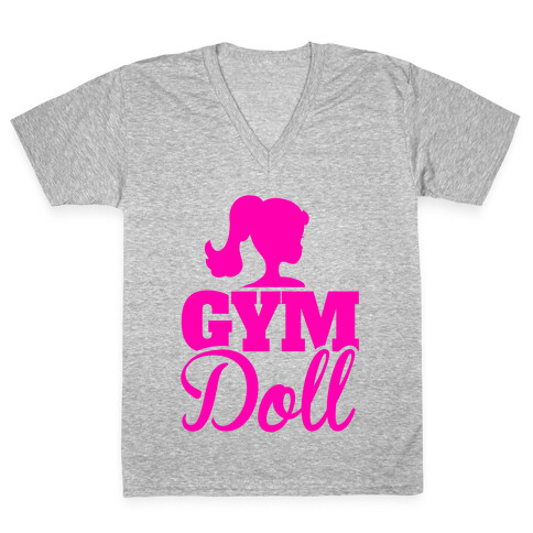 Gym Doll V-Neck Tee Shirt