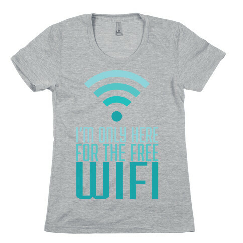 Free Wifi Womens T-Shirt