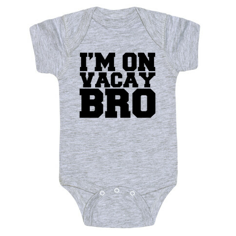 A Bros Vacation Baby One-Piece
