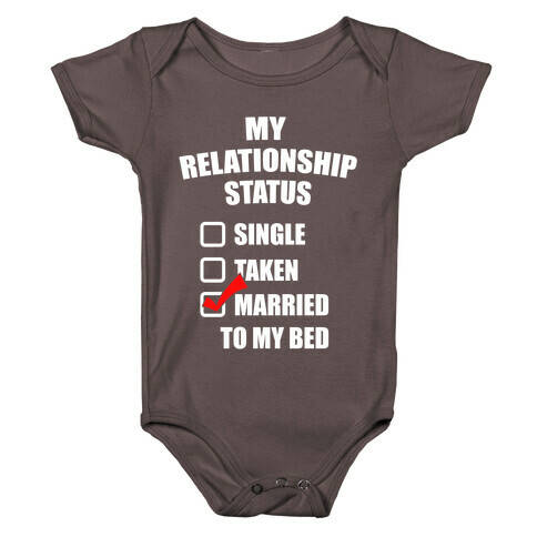 My Relationship Status Baby One-Piece