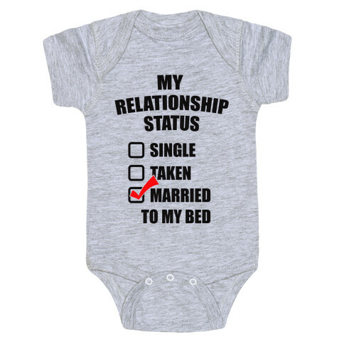 My Relationship Status Baby One-Piece
