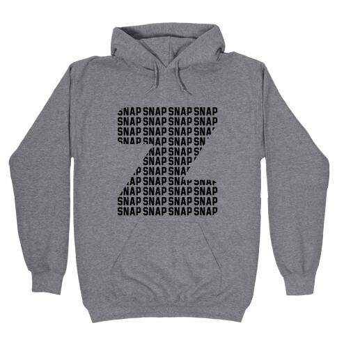 Z Snap Hooded Sweatshirt