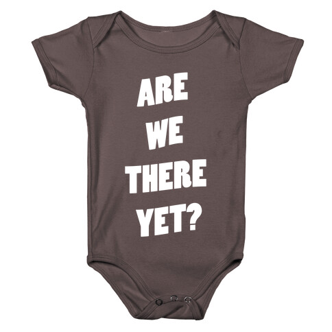 Are We There Yet? Baby One-Piece