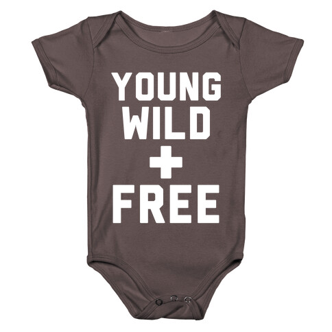 Young Wild and Free Baby One-Piece