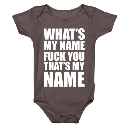 What's My Name? Baby One-Piece