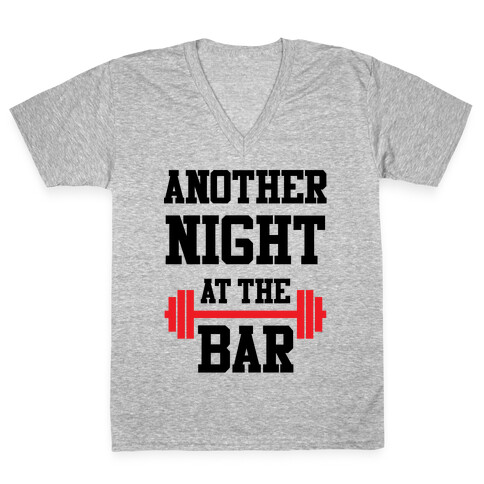 Another Night At The Bar V-Neck Tee Shirt