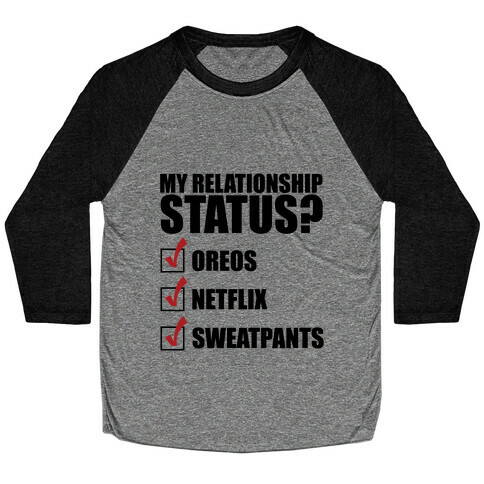 My Relationship Status Baseball Tee