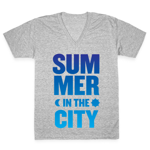 Summer In The City V-Neck Tee Shirt