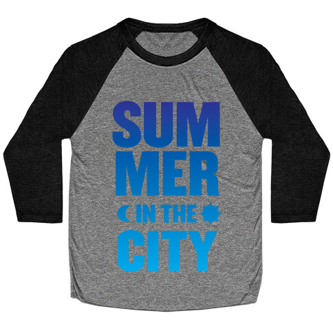 Summer In The City Baseball Tee