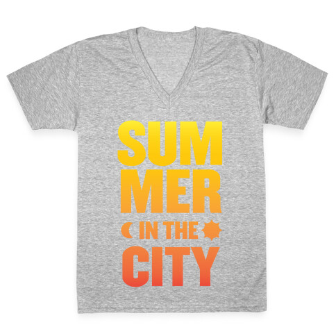 Summer In The City V-Neck Tee Shirt