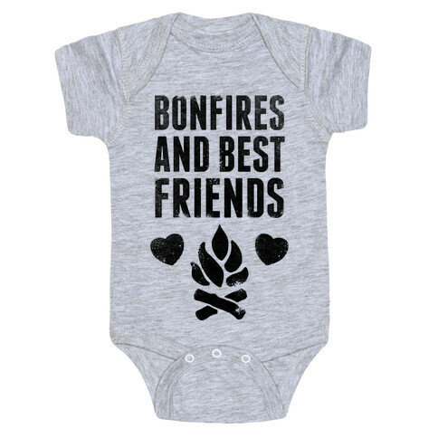 Bonfires and Best Friends Baby One-Piece