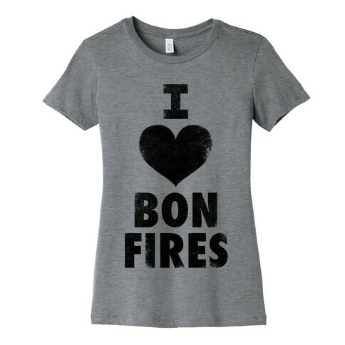 I Heart Bonfires Womens T-Shirt