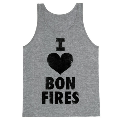 I Heart Bonfires Tank Top